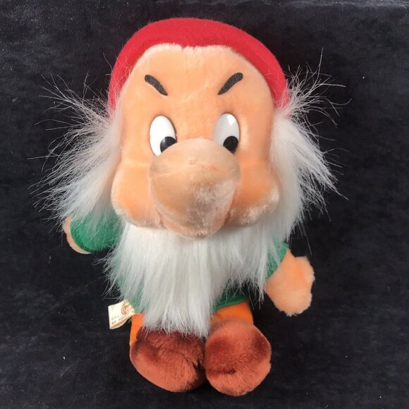 RARE Vintage Sun and Star Korea Snow White SEVEN Dwarfs Plush 9 Inch Disney - Picture 8 of 10